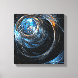 Um die Welt Abstrakte Kunst Schwarz und Weiß Leinwanddruck