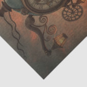 Um die Welt-Dekoupage Seidenpapier (Detail)