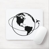 Um die Welt Mousepad (Mit Mouse)