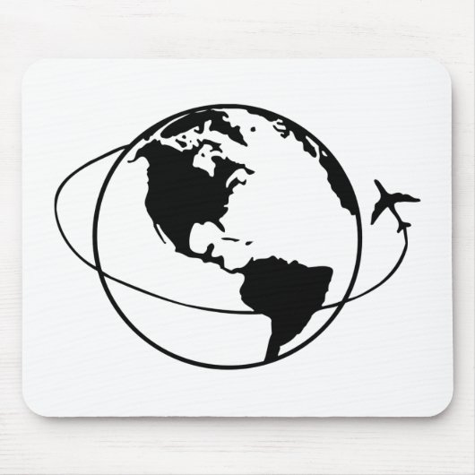 Um die Welt Mousepad (Vorne)