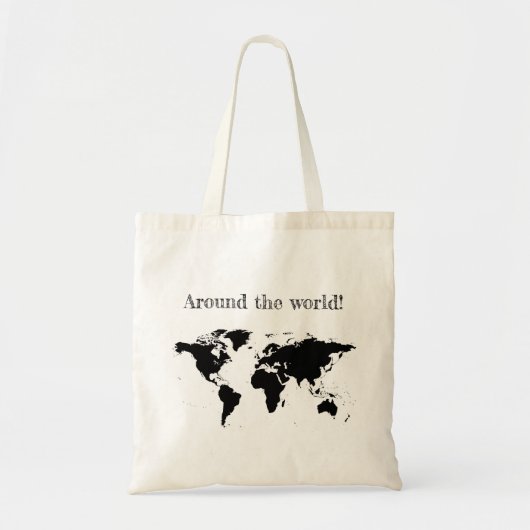 "Um die Welt" Tasche (Vorne)