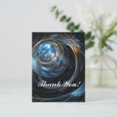 Um die Welt Vielen Dank Postcard Postkarte (Stehend Vorderseite)