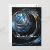 Um die Welt Vielen Dank Postcard Postkarte (Vorne/Hinten)