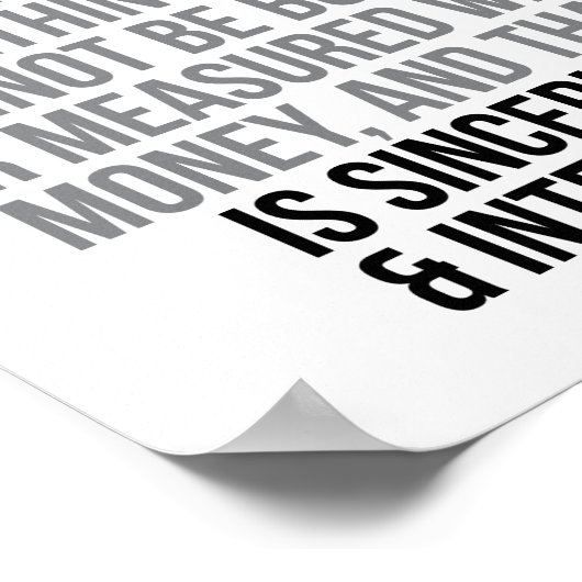 Um echten Service zu bieten, müssen Sie Poster (Ecke)