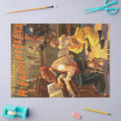 Um ein Engel-Dekoupage zu sein Seidenpapier (Basteln)