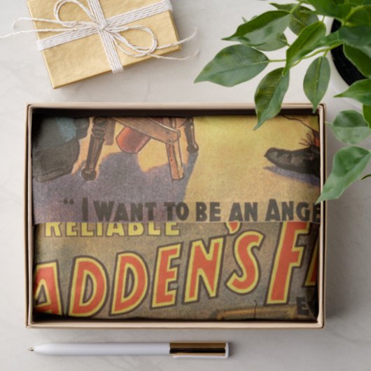 Um ein Engel-Dekoupage zu sein Seidenpapier (Geschenk)