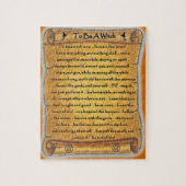 Um ein Hexenheidlerpuzzle zu sein Puzzle (Vertikal)