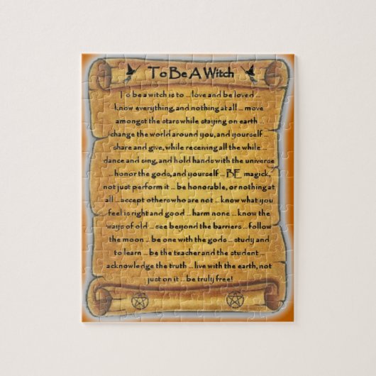 Um ein Hexenheidlerpuzzle zu sein Puzzle (Vertikal)