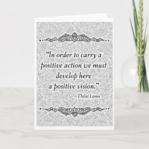 Um ein positives - positives Zitat Karte