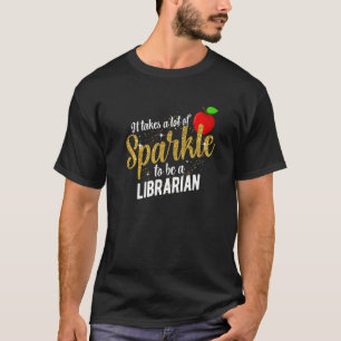 Um ein Schulbibliothekar Bibliotheksmitarbeiter Bi T-Shirt