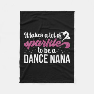 Um ein Tanz zu werden, der auf der Nana-Oma tanzt, Fleecedecke