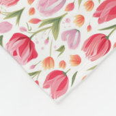 Um eine Blume zu sein, musst du den Regen ertragen Fleecedecke (Ecke)