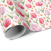 Um eine Blume zu sein, musst du den Regen ertragen Geschenkpapier (Rolleneckpunkt)