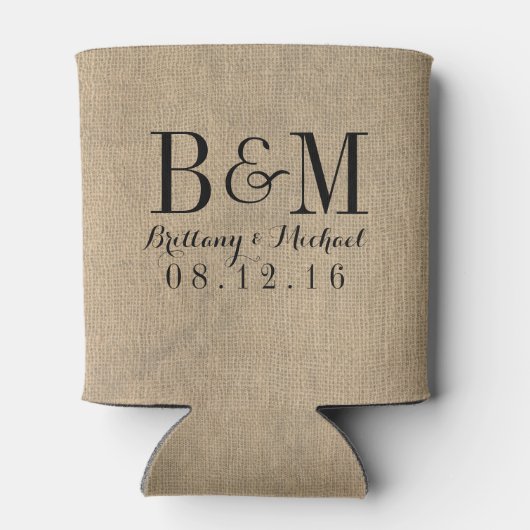 Um eine kalte Hochzeit Behalten Dosenkühler (Rückseite)