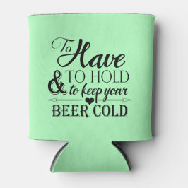 Um eine kalte Hochzeit Behalten Dosenkühler