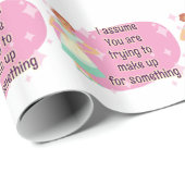 Um etwas aufzuholen? geschenkpapier (Rolleneckpunkt)