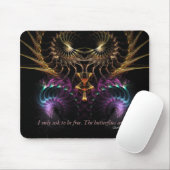 Um Frei zu sein.. Zitat Mousepad (Mit Mouse)