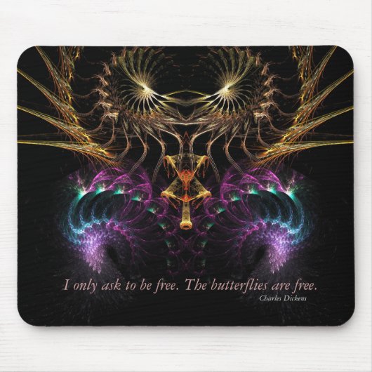 Um Frei zu sein.. Zitat Mousepad (Vorne)