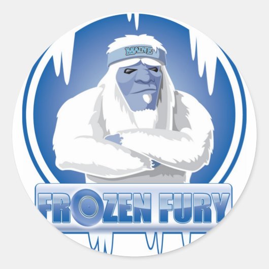 UM_Frozen_Fury Runder Aufkleber (Vorderseite)