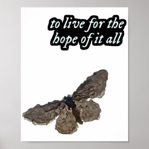 Um für die Hoffnung zu leben, alles jase Hope Butt Poster