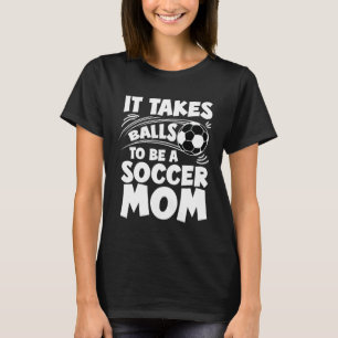 Um Fußball-Mama eines Fußballspielers Mama Soccer T-Shirt