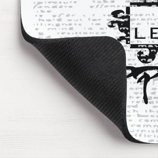 Um Glück zu lernen, Lehren aus dem Zitat des Leben Mousepad (Ecke)