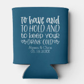 Um Hochzeit halten zu müssen Dosenkühler (Rückseite)