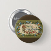 Um Ihnen ein glückliches neues Jahr zu wünschen, V Button (Vorne & Hinten)