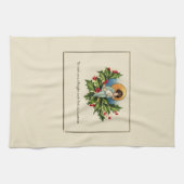 Um Ihnen ein schönes und fröhliches Weihnachtsfest Geschirrtuch (Horizontal)