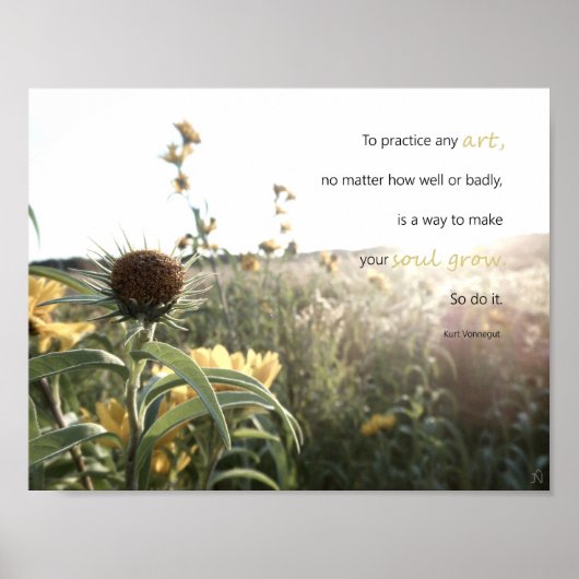 Um Ihr Soul wachsen zu lassen Poster (Vorne)