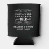 Um Ihre Bierkälte Behalten und zu halten | Hochzei Dosenkühler (Vorderseite)