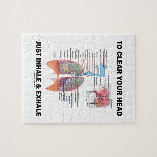 Um Ihren Kopf zu klären einfach inhalieren Sie u. Puzzle (Horizontal)