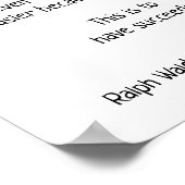 Um im Leben erfolgreich zu sein - Zitat von Ralph  Poster (Ecke)