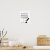 Um im Leben erfolgreich zu sein - Zitat von Ralph  Poster (Küche)