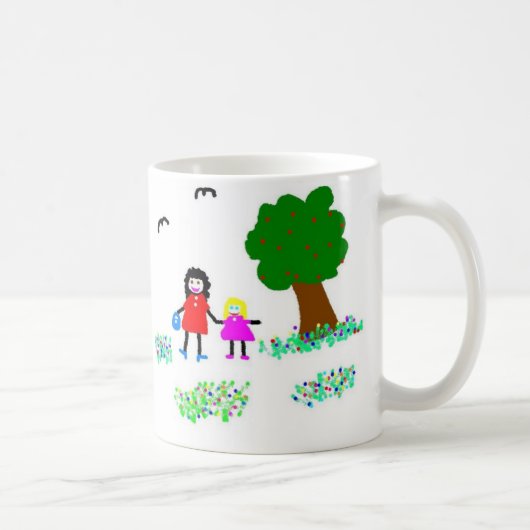 Um Mama auf Ihren ersten Muttertag... Kaffeetasse (Rechts)