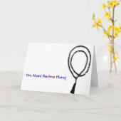 Um Mani Padme Hung - Karte (Gelbe Blume)