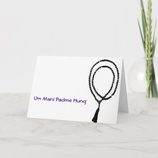 Um Mani Padme Hung - Karte (Vorderseite)