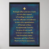 Um oft zu lachen... Poster. Poster (Vorne)