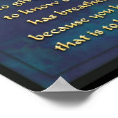 Um oft zu lachen... Poster. Poster (Ecke)