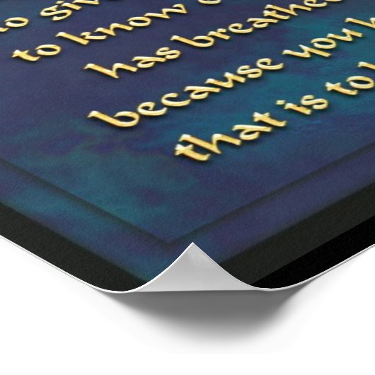 Um oft zu lachen... Poster. Poster (Ecke)