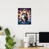 Um PET no espaço Poster (Heimbüro)
