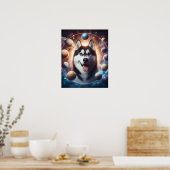 Um PET no espaço Poster (Küche)