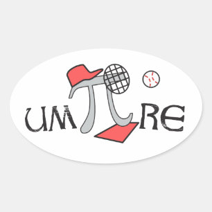 um-Pi-re - Lustige Umpire Pi Symbol Aufkleber Pi G