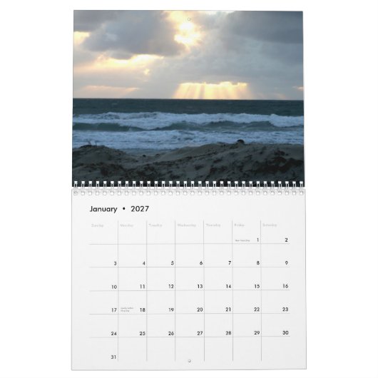 Um San Diego Kalender (Jan 2027)