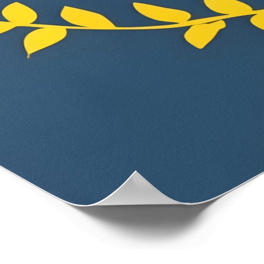 Um selbst zu finden, denken Sie an Ihr Angebot Poster (Ecke)