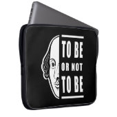 Um Shakespeare zu sein oder nicht zu sein, zitiere Laptopschutzhülle (Vorne Rechts)