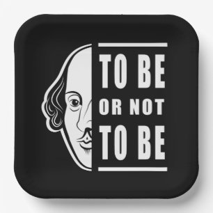 Um Shakespeare zu sein oder nicht zu sein, zitiere Pappteller