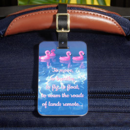 Um sich zu bewegen, zu atmen... Inspiration für Re Gepäckanhänger