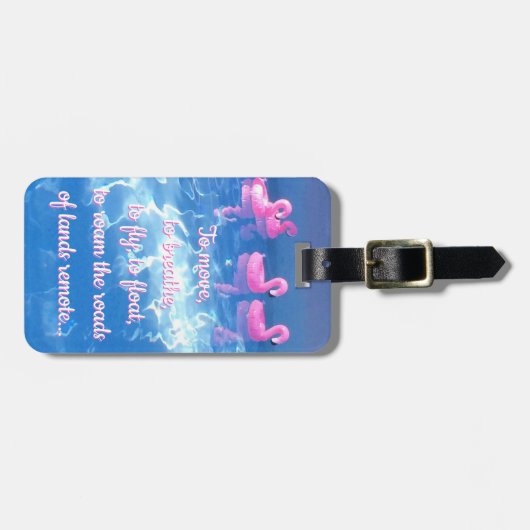 Um sich zu bewegen, zu atmen... Inspiration für Re Gepäckanhänger (Vorderseite horizontal)