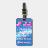 Um sich zu bewegen, zu atmen... Inspiration für Re Gepäckanhänger (Vorderseite vertikal)